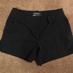 Black Nike Dri-Fit Golf Shorts